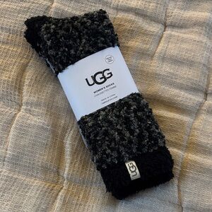 UGG Women's Black and Gray Cozy Socks